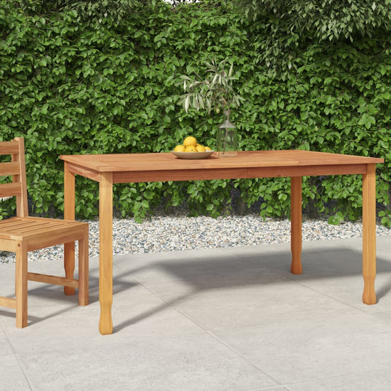 Tuintafel 150x90x75 cm massief teakhout MeubelReus