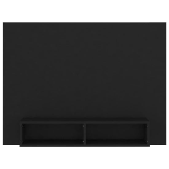 Tv-wandmeubel 120x23,5x90 cm spaanplaat zwart MeubelReus