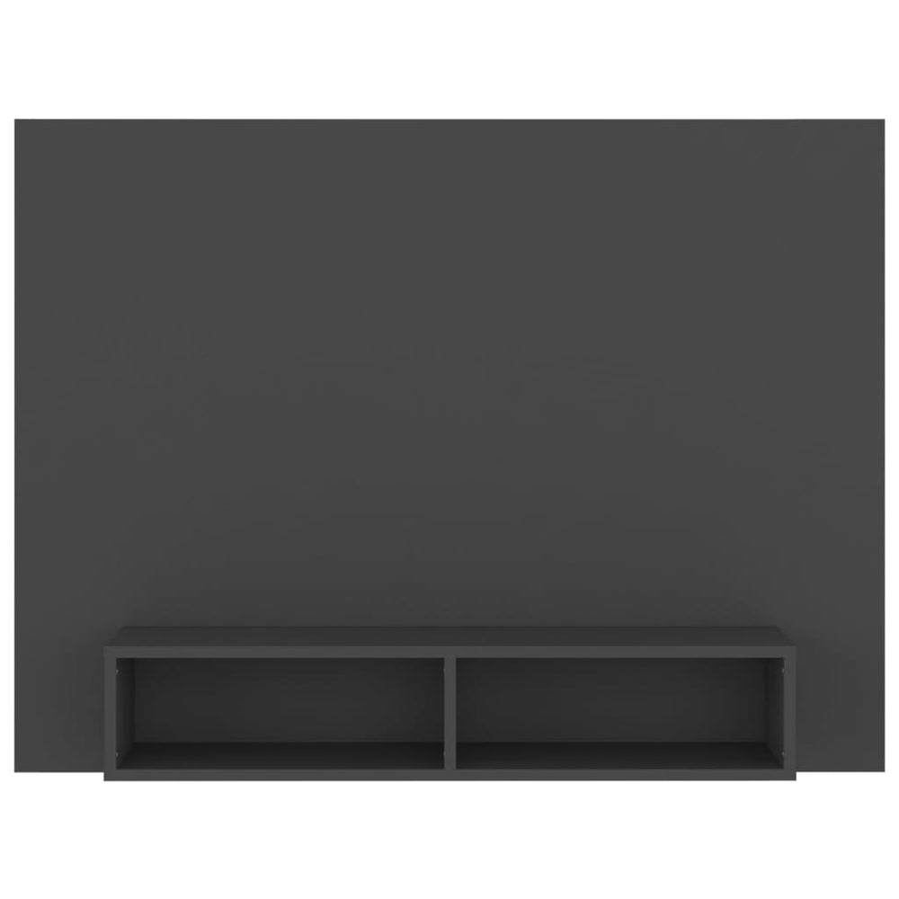 Tv-wandmeubel 120x23,5x90 cm spaanplaat grijs MeubelReus