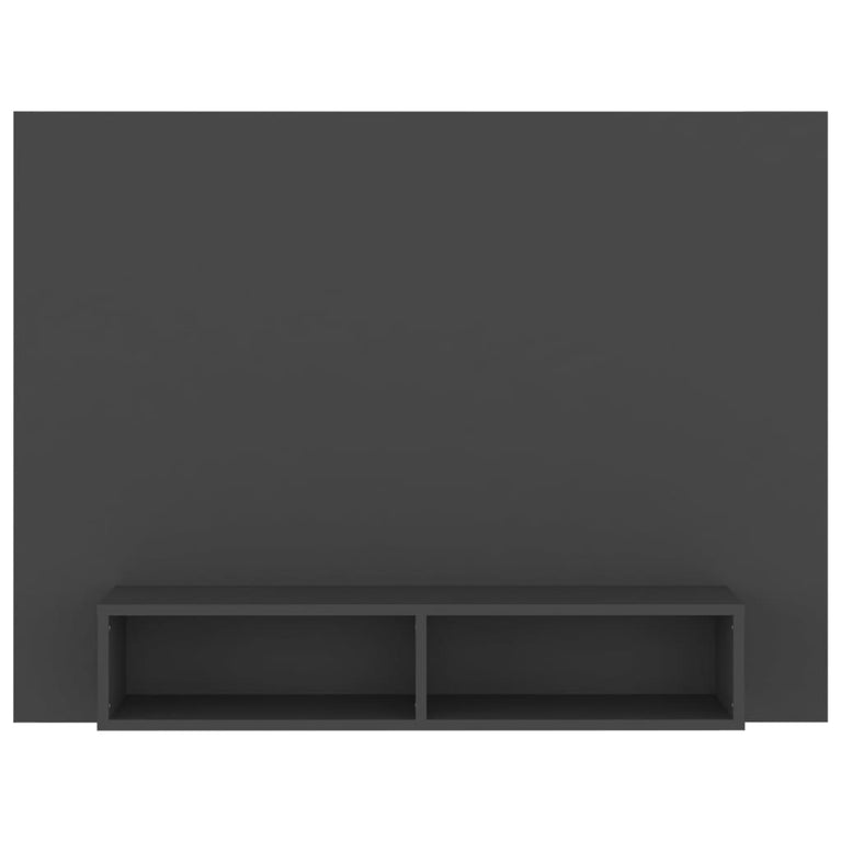 Tv-wandmeubel 120x23,5x90 cm spaanplaat grijs MeubelReus