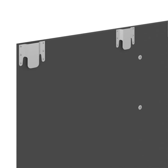 Tv-wandmeubel 120x23,5x90 cm spaanplaat grijs MeubelReus