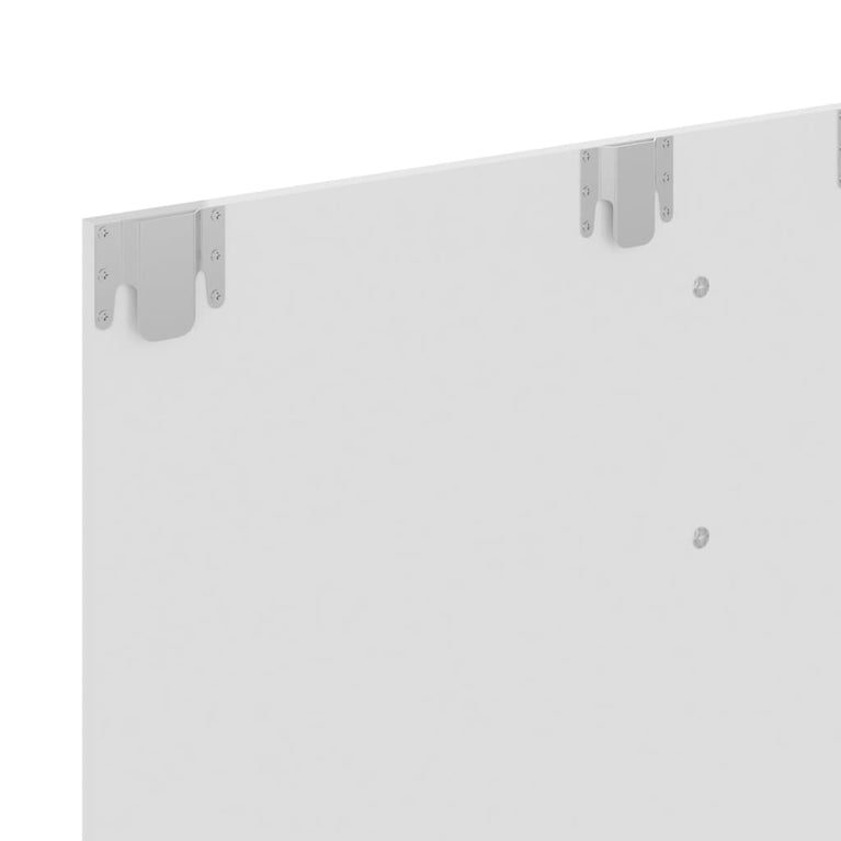 Tv-wandmeubel 120x23,5x90 cm spaanplaat hoogglans wit MeubelReus