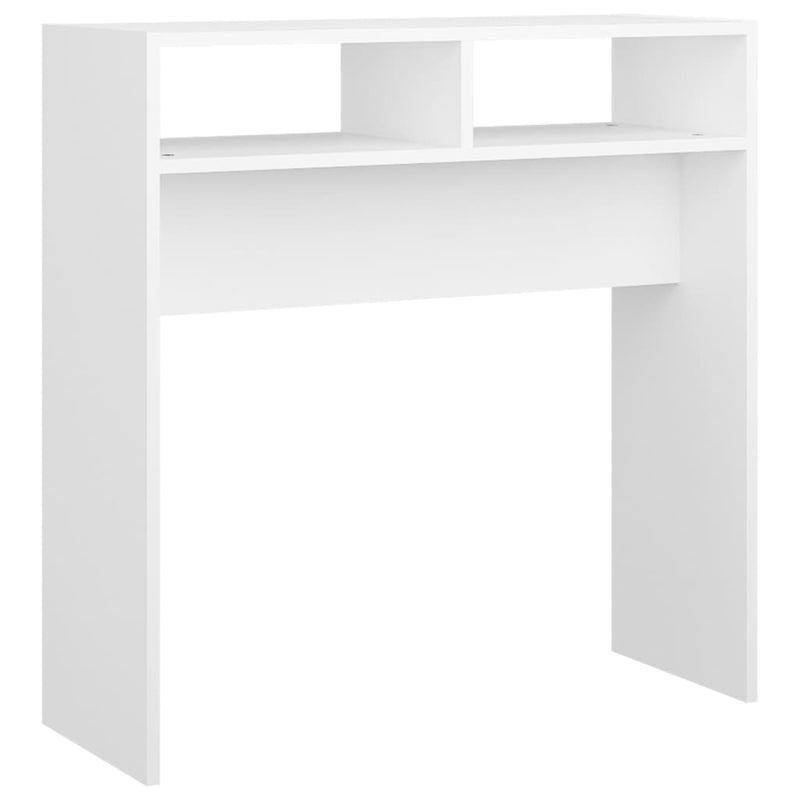 Wandtafel 78x30x80 cm spaanplaat wit MeubelReus