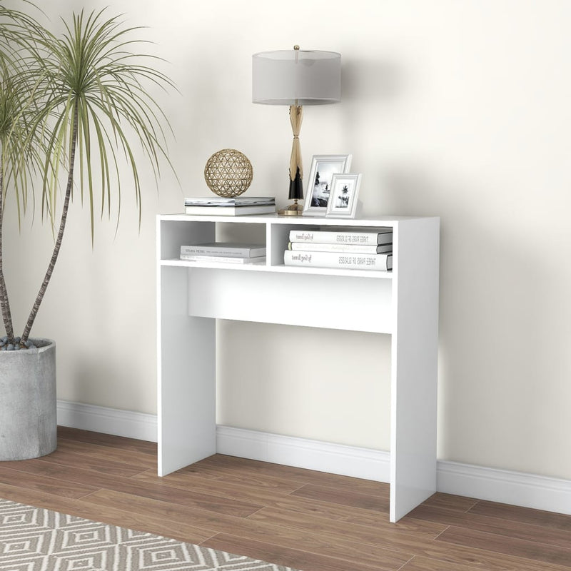 Wandtafel 78x30x80 cm spaanplaat wit MeubelReus