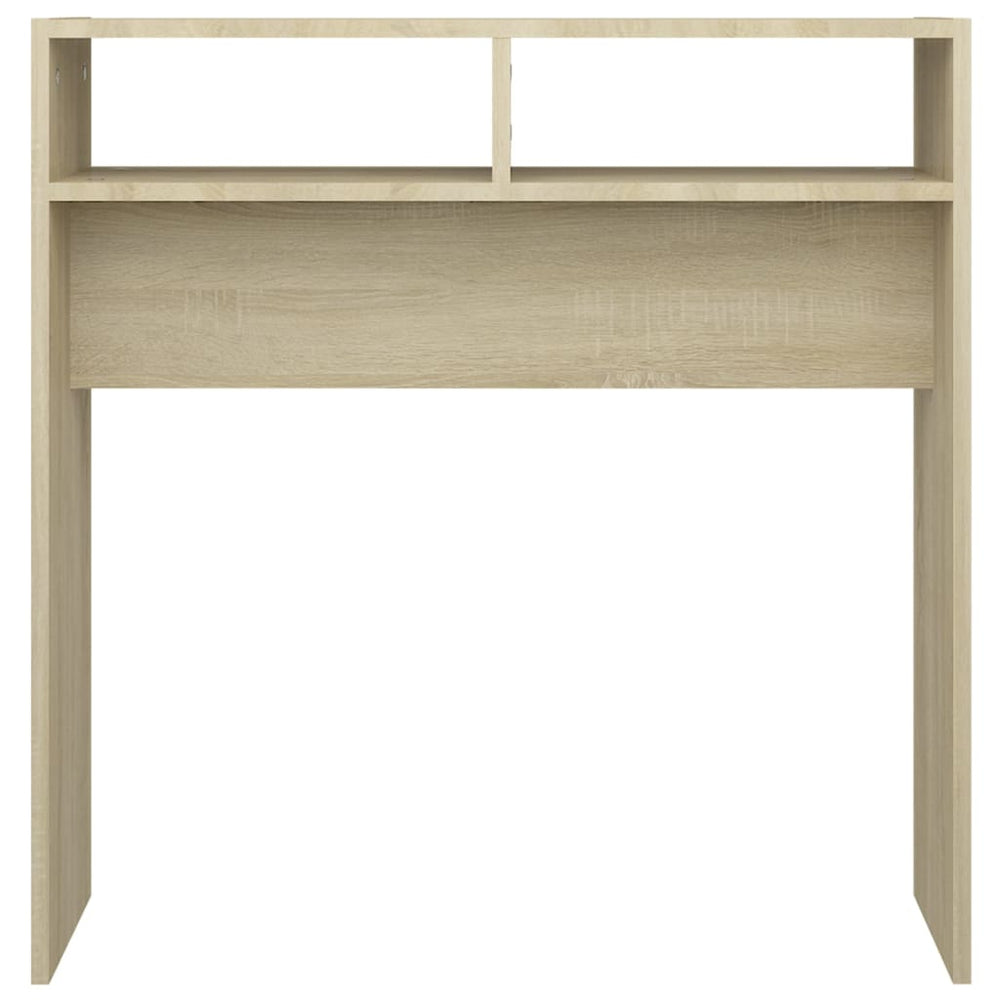 Wandtafel 78x30x80 cm spaanplaat sonoma eikenkleurig MeubelReus