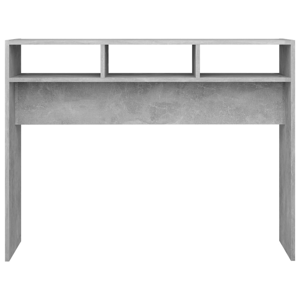 Wandtafel 105x30x80 cm spaanplaat betongrijs MeubelReus