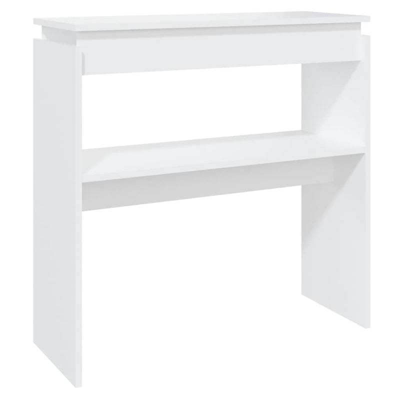 Wandtafel 80x30x80 cm spaanplaat wit MeubelReus