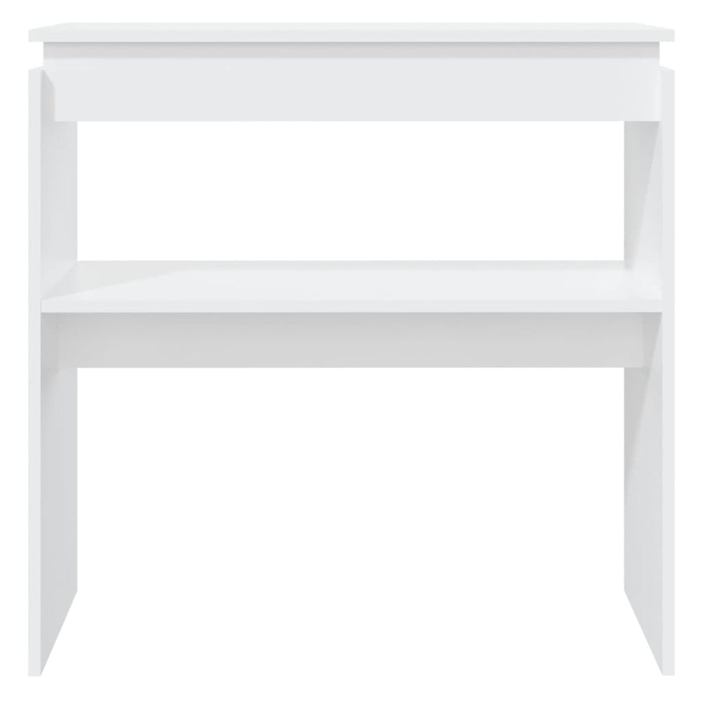 Wandtafel 80x30x80 cm spaanplaat wit MeubelReus