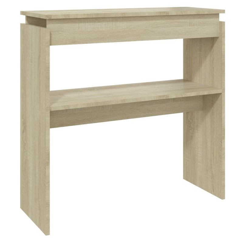 Wandtafel 80x30x80 cm spaanplaat sonoma eikenkleurig MeubelReus