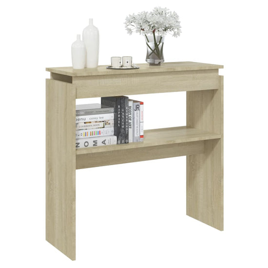 Wandtafel 80x30x80 cm spaanplaat sonoma eikenkleurig MeubelReus