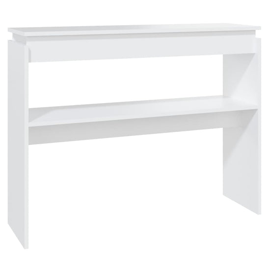 Wandtafel 102x30x80 cm spaanplaat wit MeubelReus