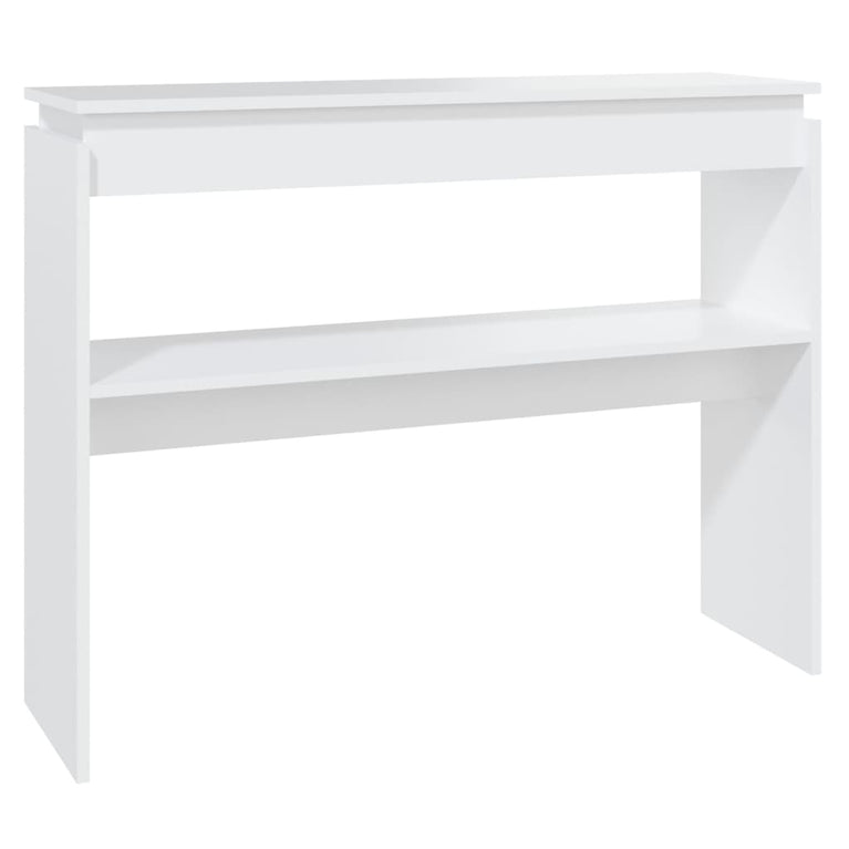 Wandtafel 102x30x80 cm spaanplaat wit MeubelReus