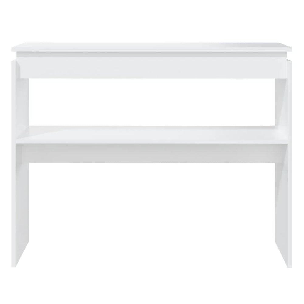 Wandtafel 102x30x80 cm spaanplaat wit MeubelReus