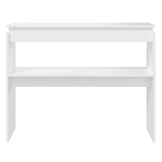 Wandtafel 102x30x80 cm spaanplaat wit MeubelReus