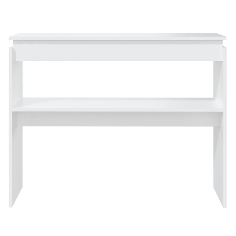 Wandtafel 102x30x80 cm spaanplaat wit MeubelReus