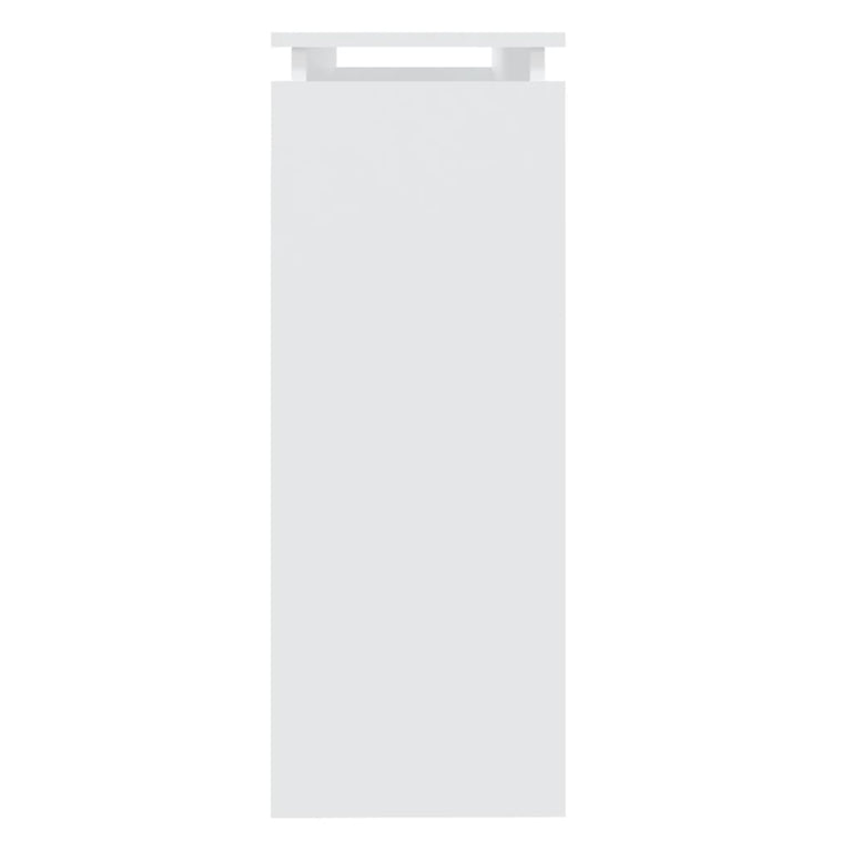 Wandtafel 102x30x80 cm spaanplaat wit MeubelReus