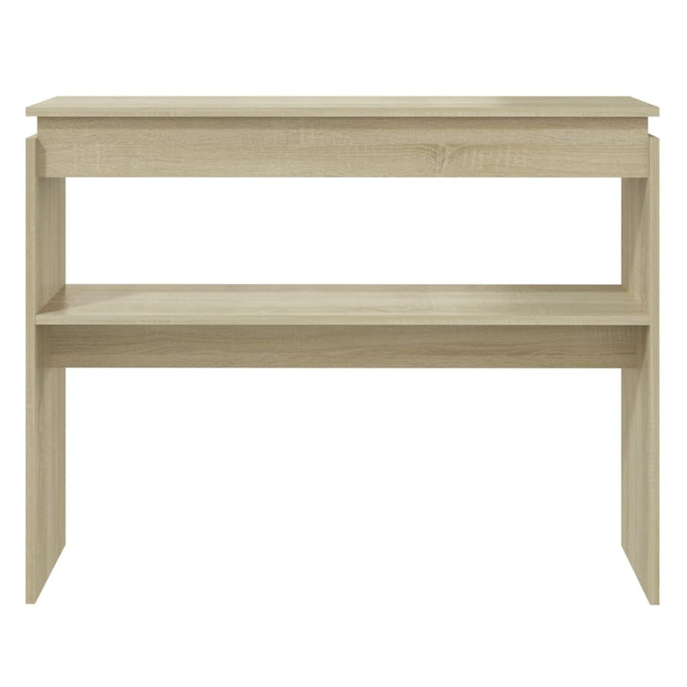 Wandtafel 102x30x80 cm spaanplaat sonoma eikenkleurig