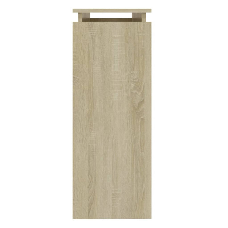 Wandtafel 102x30x80 cm spaanplaat sonoma eikenkleurig