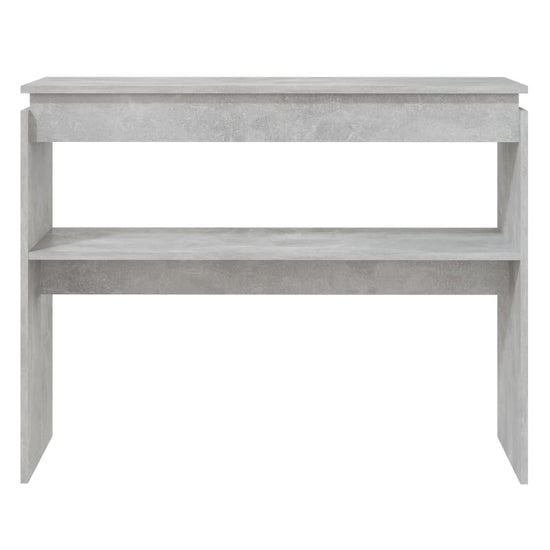 Wandtafel 102x30x80 cm spaanplaat betongrijs MeubelReus