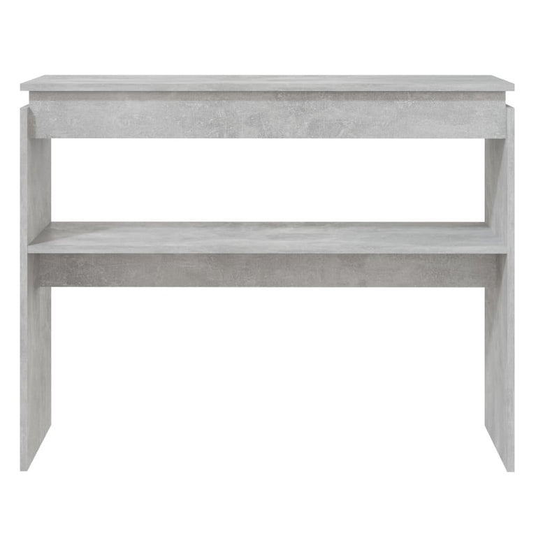 Wandtafel 102x30x80 cm spaanplaat betongrijs MeubelReus