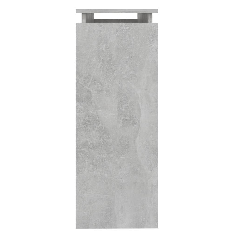 Wandtafel 102x30x80 cm spaanplaat betongrijs MeubelReus