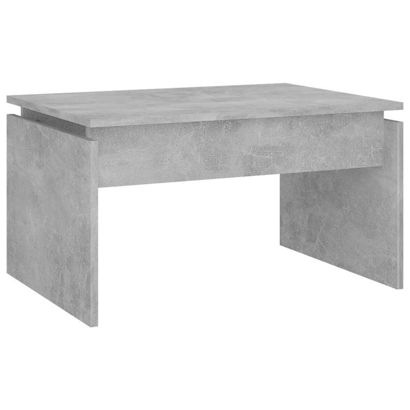 Salontafel 68x50x38 cm spaanplaat betongrijs MeubelReus