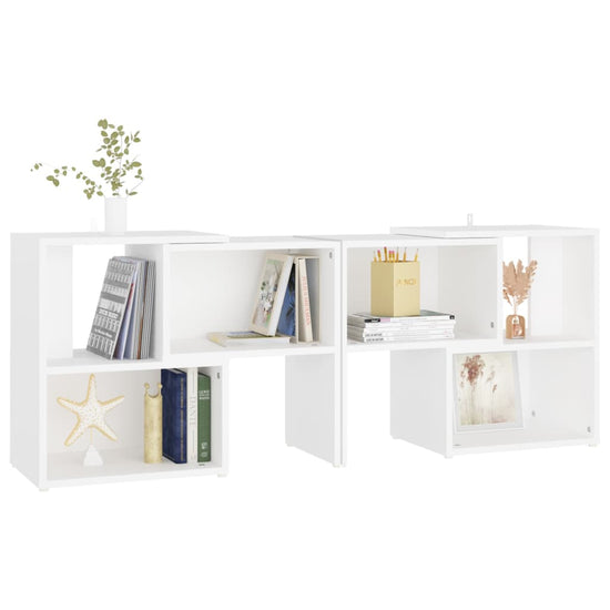 Tv-meubel 104x30x52 cm bewerkt hout wit MeubelReus