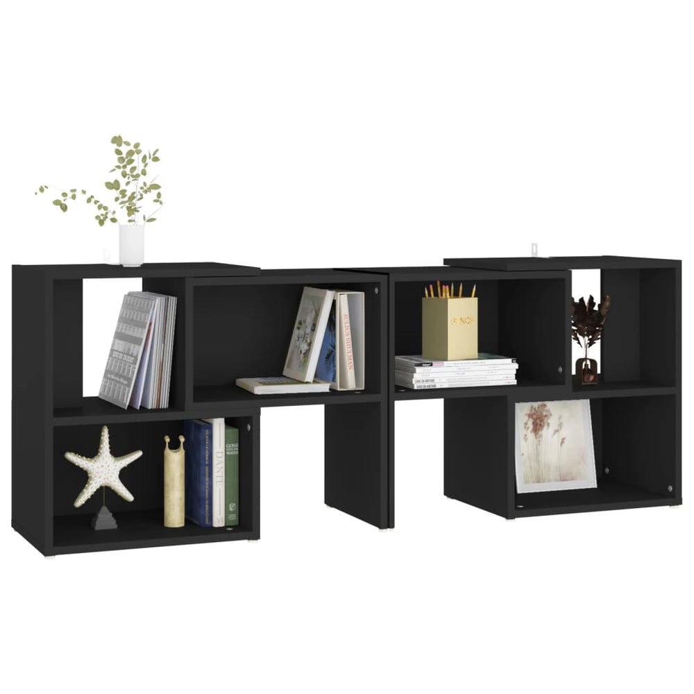 Tv-meubel 104x30x52 cm spaanplaat zwart MeubelReus