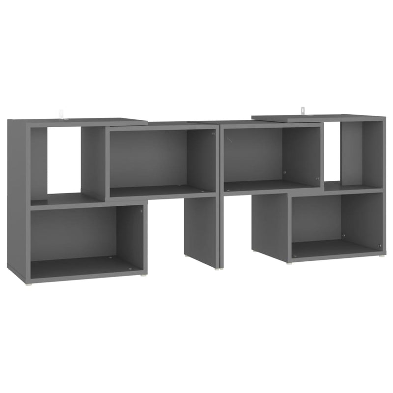 Tv-meubel meubel 104x30x52 cm spaanplaat grijs MeubelReus