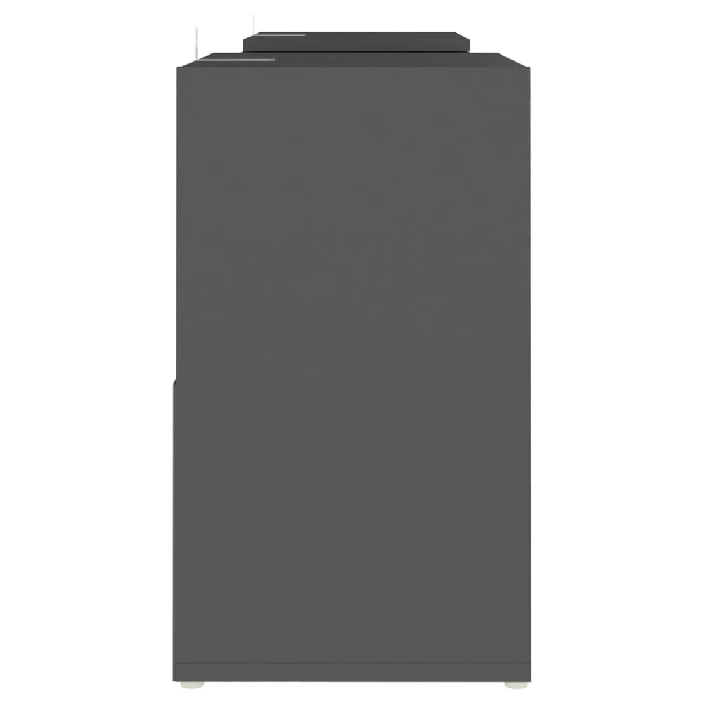 Tv-meubel meubel 104x30x52 cm spaanplaat grijs MeubelReus