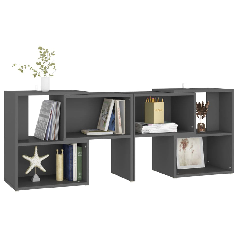 Tv-meubel meubel 104x30x52 cm spaanplaat grijs MeubelReus