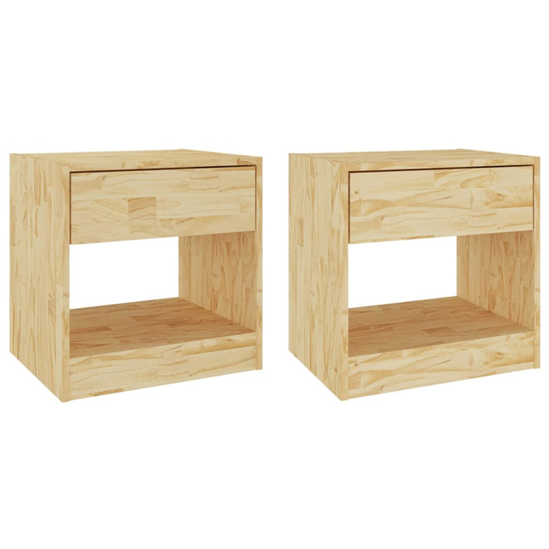 Nachtkastjes 2 st 50x34x50 cm massief grenenhout MeubelReus
