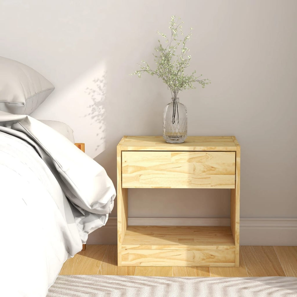 Nachtkastjes 2 st 50x34x50 cm massief grenenhout MeubelReus
