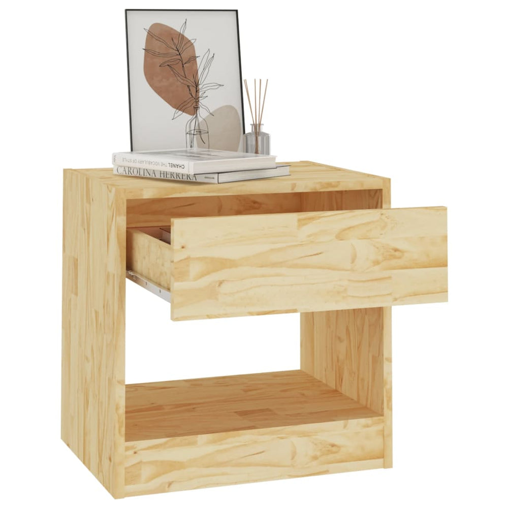 Nachtkastjes 2 st 50x34x50 cm massief grenenhout MeubelReus