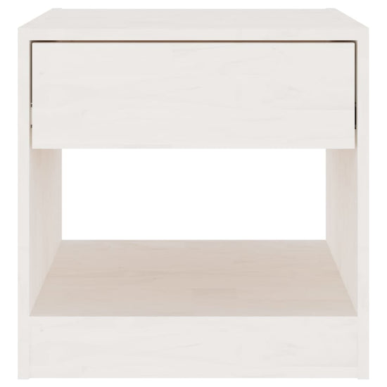 Nachtkastjes 2 st 40x31x40 cm massief grenenhout wit MeubelReus