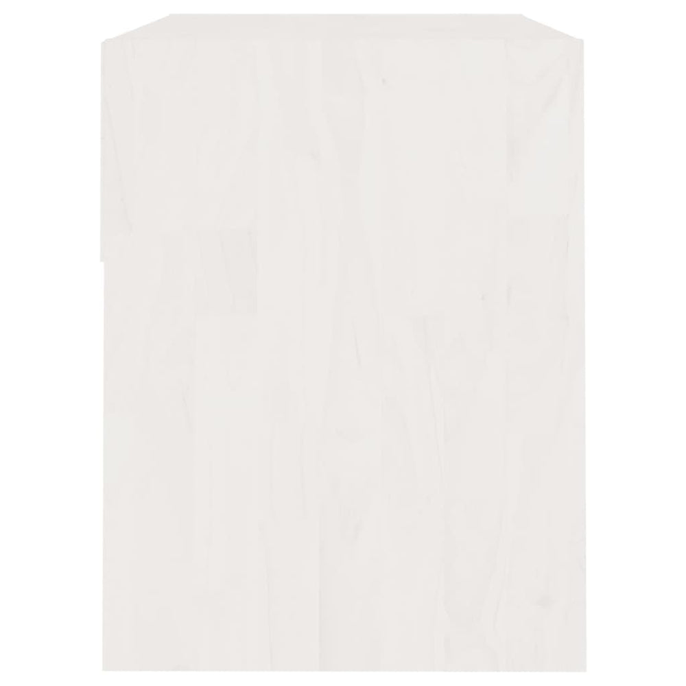 Nachtkastjes 2 st 40x31x40 cm massief grenenhout wit MeubelReus