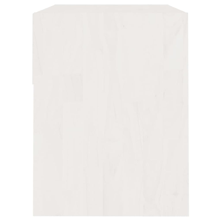 Nachtkastjes 2 st 40x31x40 cm massief grenenhout wit MeubelReus