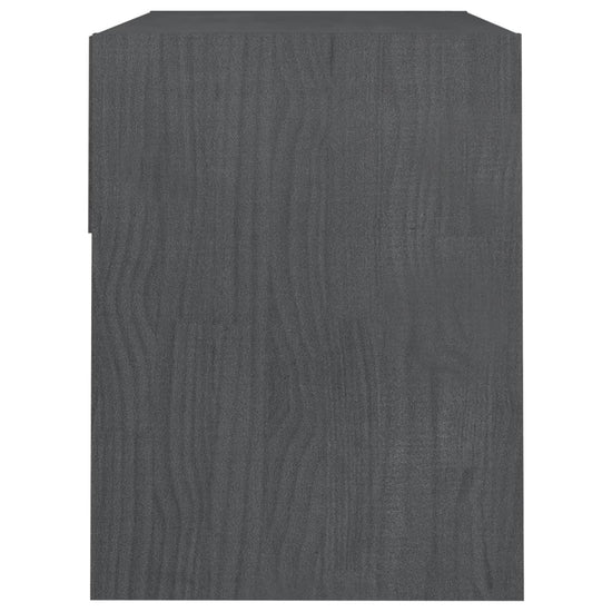 Nachtkastjes 2 st 40x31x40 cm massief grenenhout grijs MeubelReus
