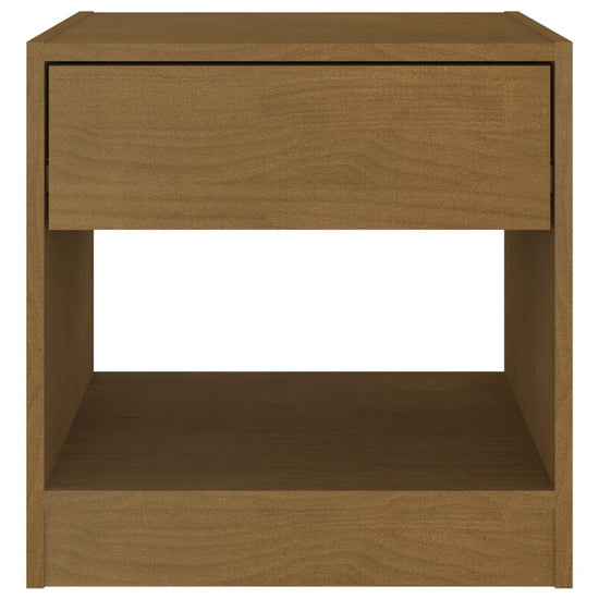 Nachtkastjes 2 st 40x31x40 cm massief grenenhout honingbruin MeubelReus