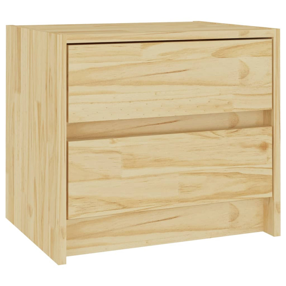 Nachtkastje 40x30,5x35,5 cm massief grenenhout MeubelReus