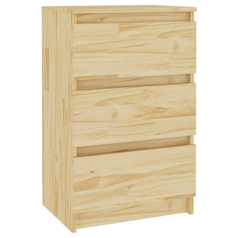 Nachtkastje 40x29,5x64 cm massief grenenhout MeubelReus