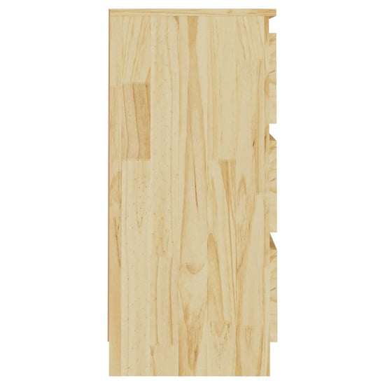 Nachtkastje 40x29,5x64 cm massief grenenhout MeubelReus