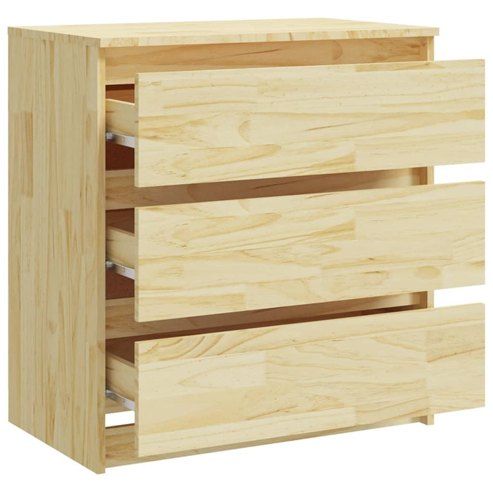 Nachtkastje 60x36x64 cm massief grenenhout MeubelReus