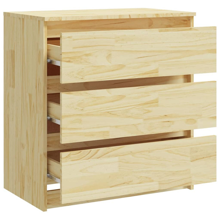 Nachtkastje 60x36x64 cm massief grenenhout MeubelReus