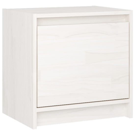 Nachtkastjes 2 st 40x30,5x40 cm massief grenenhout wit MeubelReus