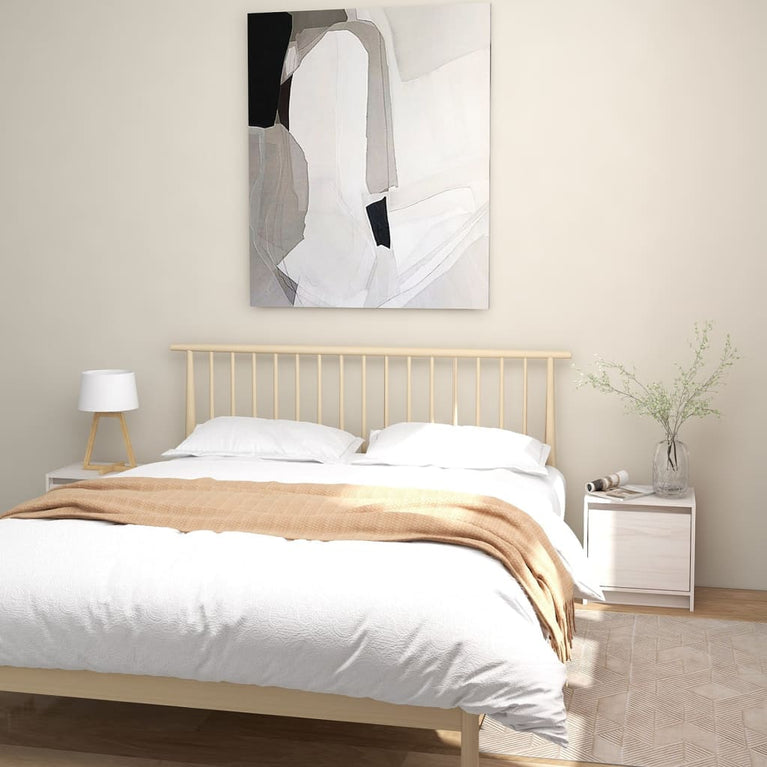 Nachtkastjes 2 st 40x30,5x40 cm massief grenenhout wit MeubelReus