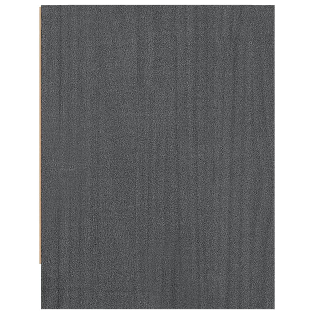 Nachtkastjes 2st 40x30,5x40 cm massief grenenhout grijs MeubelReus