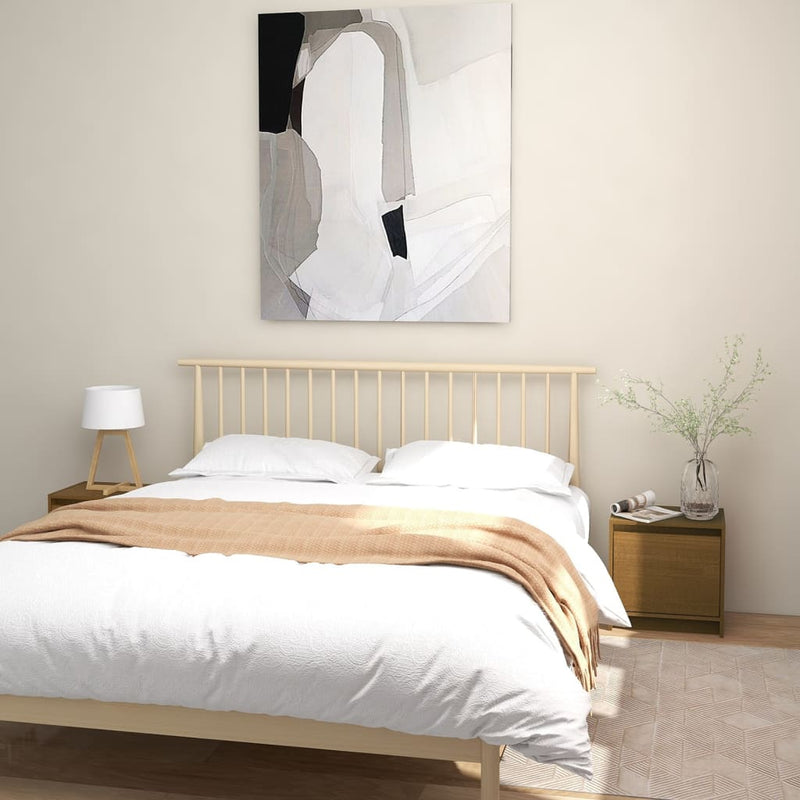Nachtkastjes 2 st 40x30,5x40 cm massief grenenhout honingbruin MeubelReus
