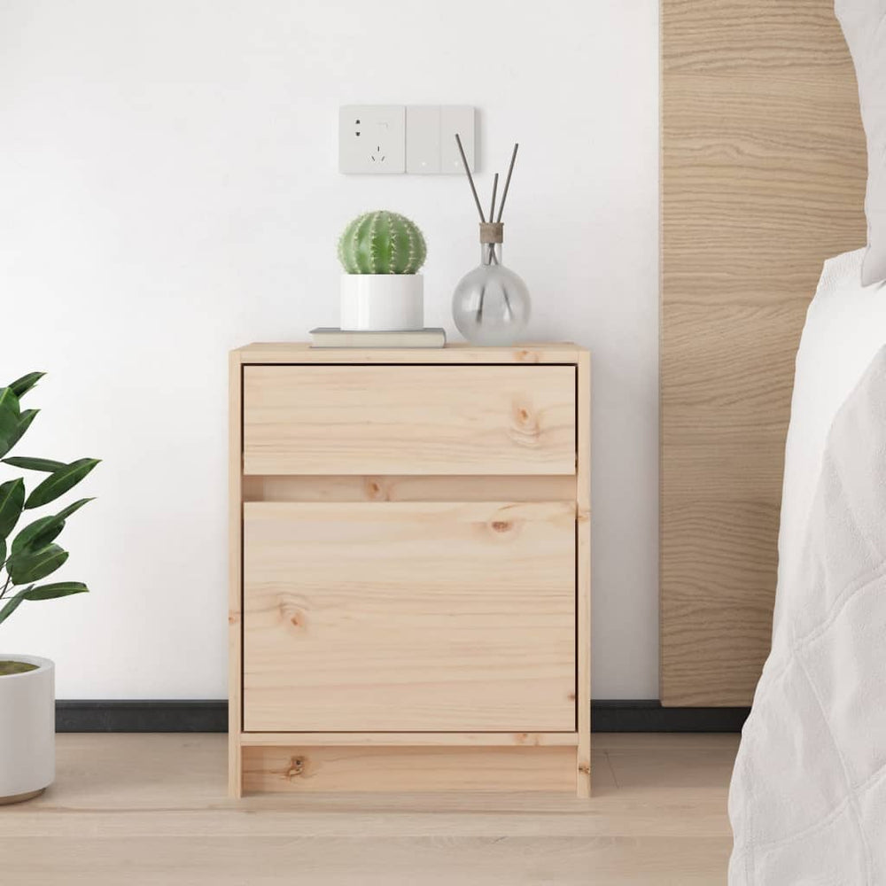 Nachtkastjes 2 st 50x34x50 cm massief grenenhout MeubelReus