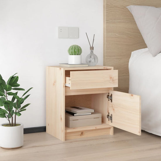 Nachtkastjes 2 st 50x34x50 cm massief grenenhout MeubelReus